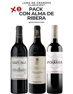Pack 6 botellas Ribera del Duero – Matarromera, Arzuaga y Pesquera